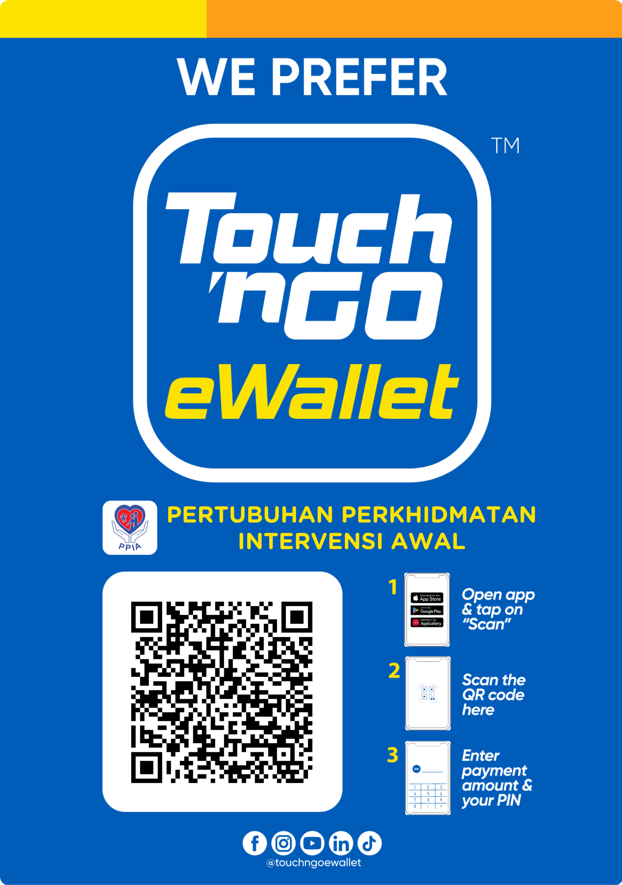 Johor Donation Tng Batu Pahat Donation Tng Touch nGo PPIA Batu Pahat Pertubuhan Perkhidmatan Intervensi Awal