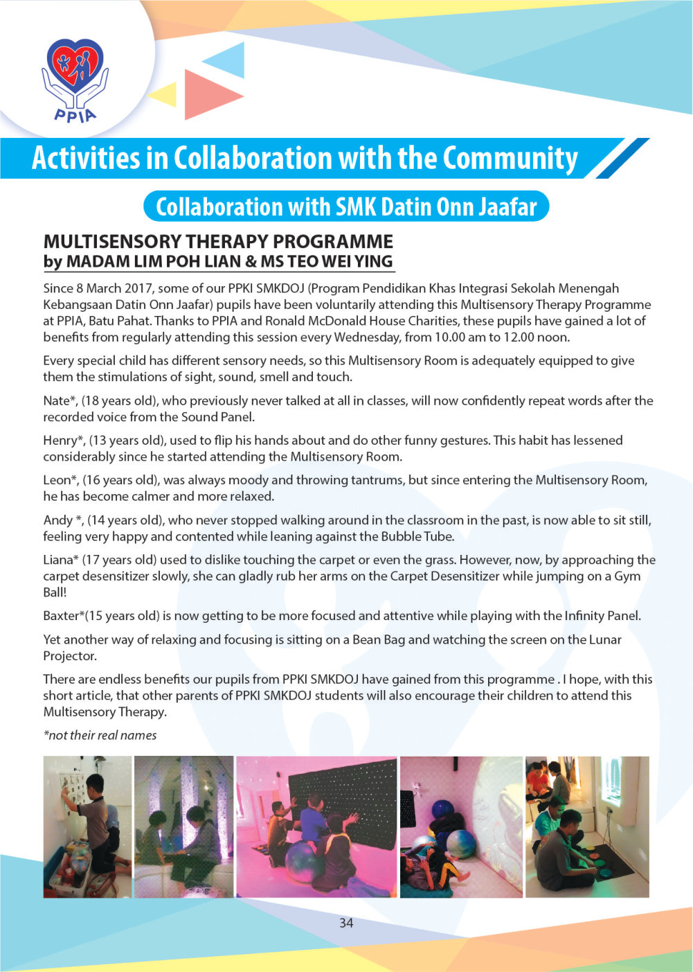 Magazine 2024 PPIA Batu Pahat Pertubuhan Perkhidmatan Intervensi Awal 峇株巴辖特殊教育中心 Early Intervention Society - Community Project of Gereja Grace Batu Pahat A036