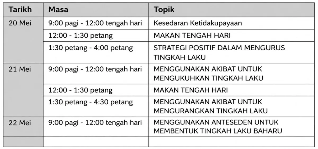 PPIA Batu Pahat Bengkel Strategi Positif Dalam Pengurusan Tingkah Laku Kanak-Kanak 2026 Bersama Malaysian CARE B01